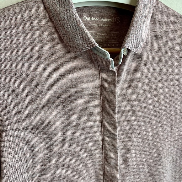 Outdoor Voices Players Polo Bodysuit Romper Short Sleeve - Picture 4 of 11